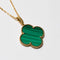 Collier Van Cleef & Arpels - Rare Sautoir Magic Alhambra Malachite Or Jaune 58 Facettes 2.19277