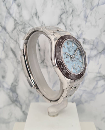 Montre ROLEX - Montre Daytona Platine Ice Blue 58 Facettes 116506