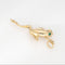 Pendentif Pendentif grenouille vintage en or jaune, yeux émeraude 58 Facettes G13982