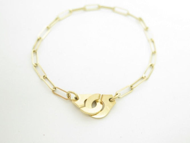 Bracelet bracelet DINH VAN menottes r10 or jaune 58 Facettes 259277