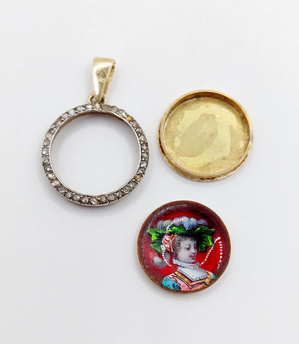 Pendentif Pendentif victorien or et diamants 58 Facettes A04181