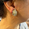 Boucles d'oreilles Boucles d'oreilles en or blanc et jaune serties de diamants de 1,36 ct 58 Facettes G3876