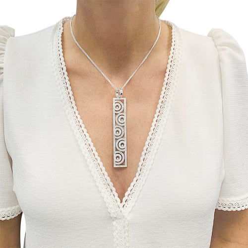 Collier Collier Chopard, "Happy Spirit", en or blanc, diamants. 58 Facettes 32562