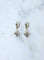 Boucles d'oreilles Boucles d'Oreilles Dormeuses Anciennes Trèfle et Fleur Diamants 58 Facettes