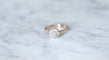 Bague Bague marguerite diamants sur or rose 58 Facettes