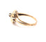 Bague 54 Bague en or jaune et or blanc avec diamant 58 Facettes