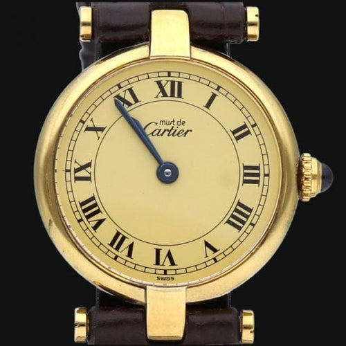Montre Cartier Montre Must De Cartier Vermeil 58 Facettes MT41231