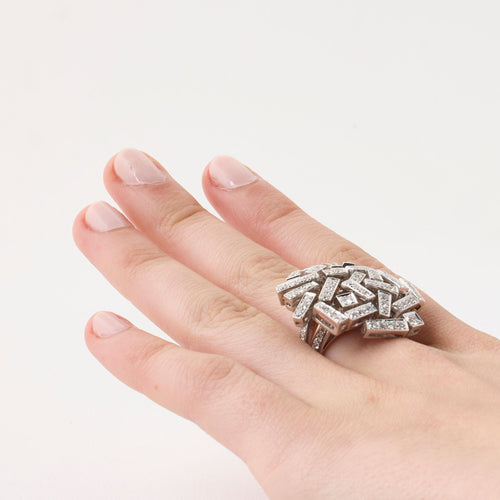 Bague 55 Bague de cocktail 58 Facettes