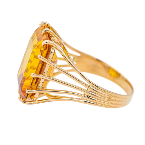Bague 62 Bague Cocktail Or jaune Citrine 58 Facettes 3201587RV
