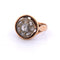 Bague 54 BAGUE ANTIQUE EN OR ROSE AVEC DIAMANTS 58 Facettes