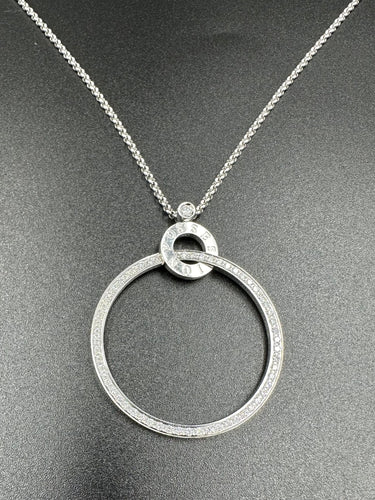 Collier PIAGET. Collier/sautoir Possession or blanc 18K et diamants 58 Facettes