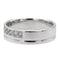 49 Bague Demi alliance Or blanc Diamant 58 Facettes 1623027CN