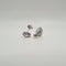 Boucles d'oreilles Boucles d'oreilles en or blanc 18 carats serties de diamants naturels 58 Facettes