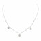 Collier Messika Collier Trio My twin Or blanc Diamant 58 Facettes 4914822RV