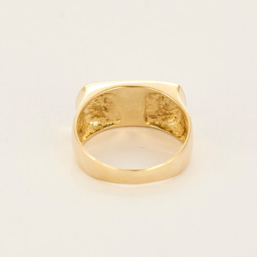Bague 58 Bague en or jaune et or gris 14k 58 Facettes MTB1142