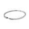 Bracelet Bracelet rigide en or blanc 750 et diamants environ 1 carat total 58 Facettes 1242
