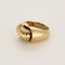 Bague 59 Bague Tank en or jaune en blanc, diamants 58 Facettes VIL0912