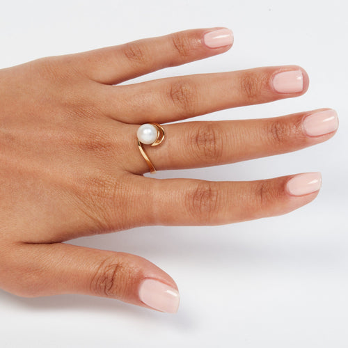 Bague 58 Bague Or Jaune - Perle de culture 58 Facettes RÉF 2043/15