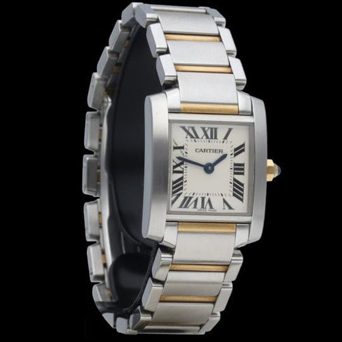 Montre Cartier Montre Tank Francaise Pm 58 Facettes MT42950