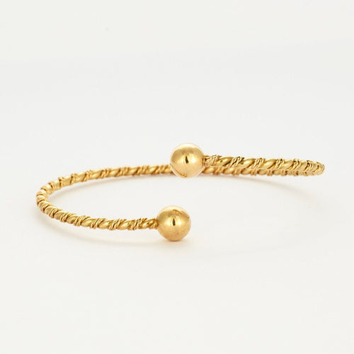 Bracelet Bracelet jonc or jaune 58 Facettes LP630/2