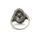 Bague 48 Bague art deco platine, diamants et saphirs 58 Facettes 1171