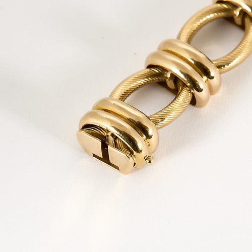 Bracelet Bracelet en or jaune et rose 58 Facettes HAV0925