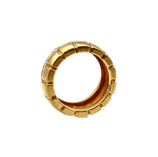 Bague 52 De Beers - Bague en or jaune 18k et diamants 58 Facettes