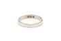 Bague 54 Bague contemporaine en or blanc sertie de diamants 58 Facettes A079