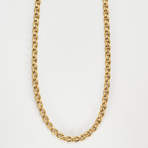 Collier Chaine or jaune maille marine 58 Facettes LP522