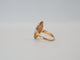 Bague 52 Bague Marquise or jaune, diamants, rubis 58 Facettes 4574