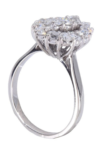 Bague BAGUE MARQUISE DIAMANTS  ANNÉES 50' 58 Facettes 094631