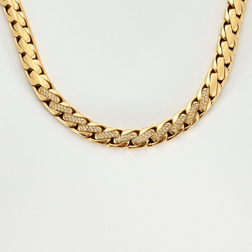 Collier Collier or jaune maille palmier 58 Facettes LP466/9