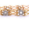 Bracelet BRACELET EN OR JAUNE ET BLANC 18 CARATS 58 Facettes