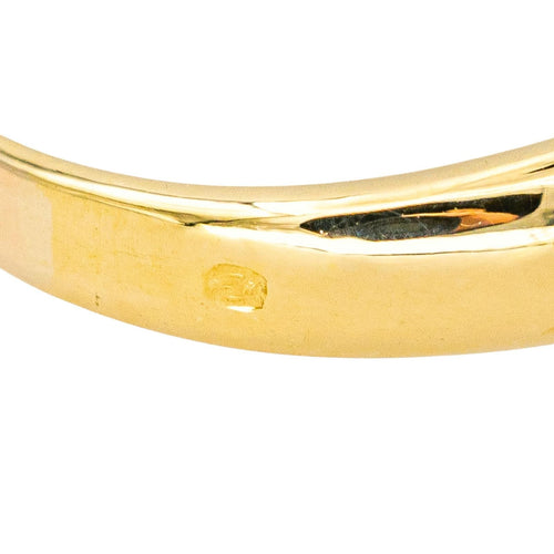 Bague 54 Bague Jonc Or jaune Saphir, Diamant 58 Facettes 4286094CN