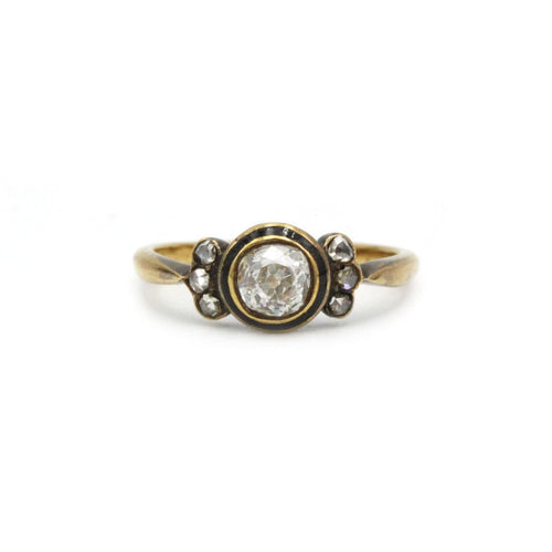 Bague 47 Bague - Or jaune et diamants 58 Facettes 1036