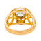 Bague 55 Bague Solitaire Or jaune, Platine Diamant 58 Facettes 3455901CN