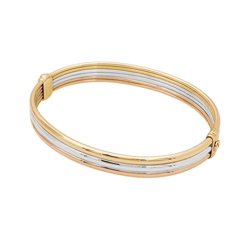 Bracelet Bracelet vintage Cartier, trois ors. 58 Facettes 34604