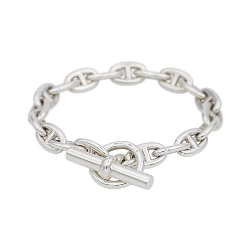 Bracelet Hermès Bracelet  Chaîne d'ancre Argent 58 Facettes 4926089RV