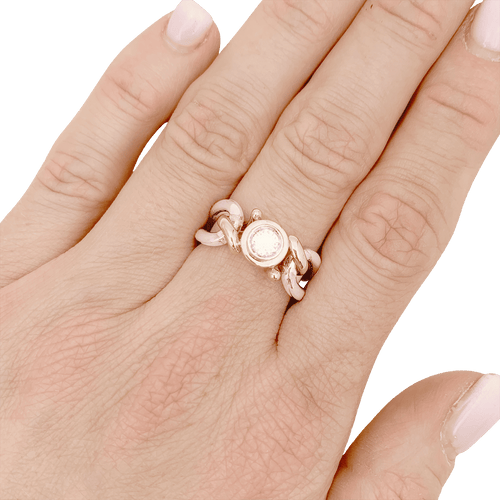 Bague 51 Bague FRED, deux tons d'or et diamant. 58 Facettes 34534