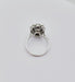 Bague 56 Bague marguerite en or blanc avec diamants 58 Facettes