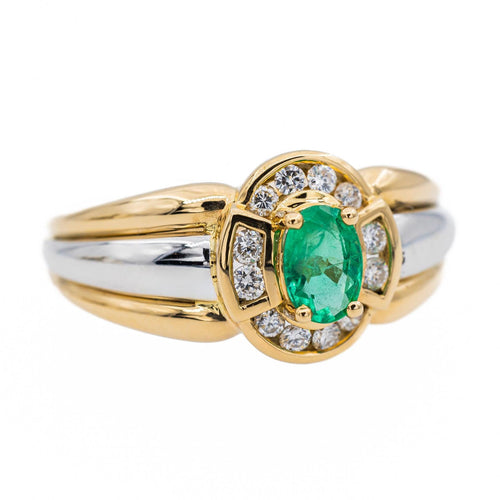 Bague 57 Bague Or jaune Emeraude 58 Facettes 2905361CN