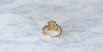 Bague 53 Bague Marguerite diamants 1.80 Cts or jaune 58 Facettes