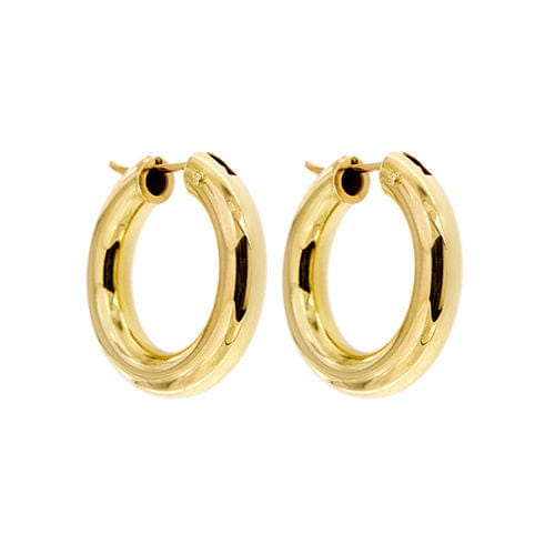 Boucles d'oreilles Boucles d'oreilles créoles bombées 58 Facettes 37697