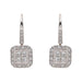 Boucles d'oreilles Boucles d'oreilles Dormeuses Or blanc Diamant 58 Facettes 3230364CN