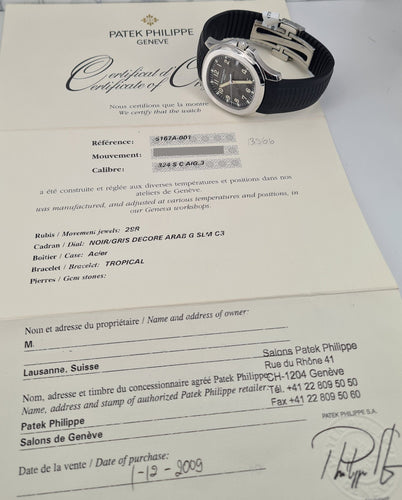 Montre PATEK PHILIPPE Aquanaut 40 58 Facettes 5167A/001-1