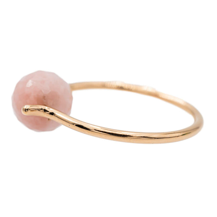 Rhodochrosite Rose Gold Ring