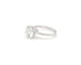 Bague Bague solitaire en or blanc avec diamant 58 Facettes