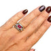 Bague 54 Bague rubis diamants 58 Facettes 329