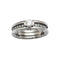 Ring Bulgari, "B.Zero1", white gold and diamonds.