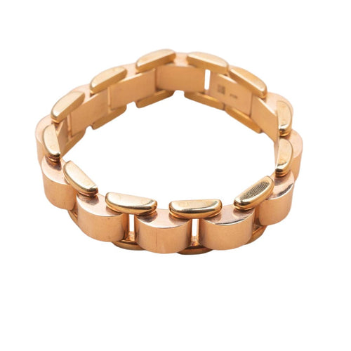 Bracelet Bracelet Simple Tank or jaune 58 Facettes 793351